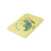 Tapis De Bain Illustration d'un insecte du cricket vert mou (Angle)