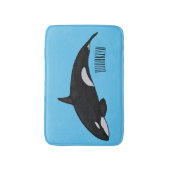 Tapis De Bain Illustration d'une baleine tueuse (Devant (Vertical))