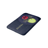 Tapis De Bain Illustration d'une luciole à éclair mignon (Angle)