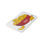Tapis De Bain Illustration d'une puce de pomme de terre (Angle)