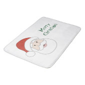 Tapis De Bain Illustration et texte du père noël (Angle)