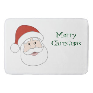Tapis De Bain Illustration et texte du père noël