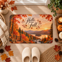 Illustration rustique de la saison d'automne