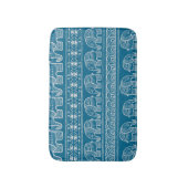 Tapis De Bain Illustration vintage du cadre éléphant (Devant (Vertical))