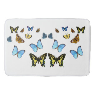 Tapis De Bain Image papillon pour gros bain-mat