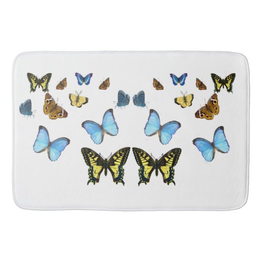 Tapis De Bain Image papillon pour gros bain-mat (Devant)