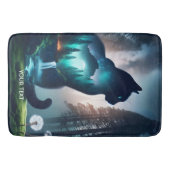 Tapis De Bain Imaginaire Cute Chat Double Exposition (Devant)