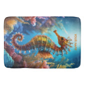 Tapis De Bain Imaginaire Cute Transparent Crystal Seahorse (Devant)