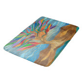 Tapis De Bain Imaginaire de feuillage Arbre de mosaïque (Angle)