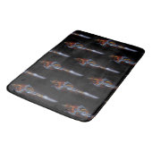 Tapis De Bain Imaginaire d'épée de dragon rouge (Angle)