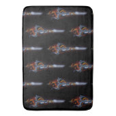 Tapis De Bain Imaginaire d'épée de dragon rouge (devant Vertical)