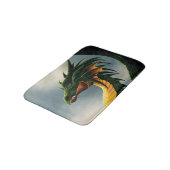 Tapis De Bain Imaginaire Dragon Vert (Angle)
