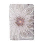 Tapis De Bain Imaginaire Floral, Abstraite Fleur Pastel Moderne (Devant (Vertical))