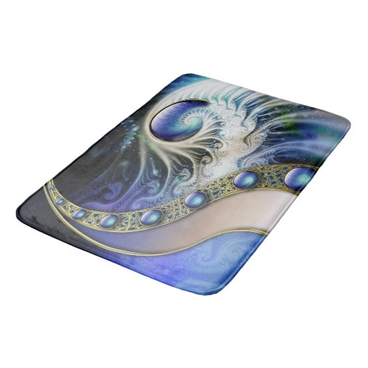 Tapis De Bain Imaginaire fractal Abstrait (Angle)