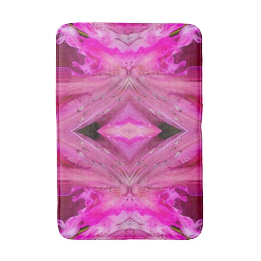 Tapis De Bain Imaginaire Fuchsia (Devant (Vertical))