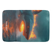 Tapis De Bain Imaginaire mignon feu requin mer (Devant)