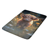 Tapis De Bain Imaginaire Mignonne Highland Baby Cow (Angle)