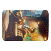 Tapis De Bain Imaginaire Musique divine égyptienne mignonne. (Devant)