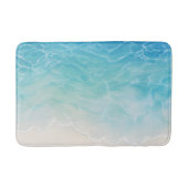 Tapis De Bain Imitation Plage Sable Sous Eau Claire Style Anime (Devant)