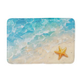 Tapis De Bain Imitation Plage Sable Starfish Style Anime (Devant)