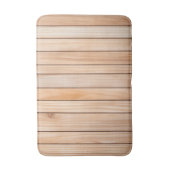Tapis De Bain Imitation Slat de Bois (Devant (Vertical))