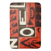 Tapis De Bain Impression bloc rouge Noel (devant Vertical)