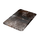 Tapis De Bain Impression Brown de vache agricole (Angle)
