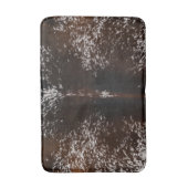 Tapis De Bain Impression Brown de vache agricole (Devant (Vertical))