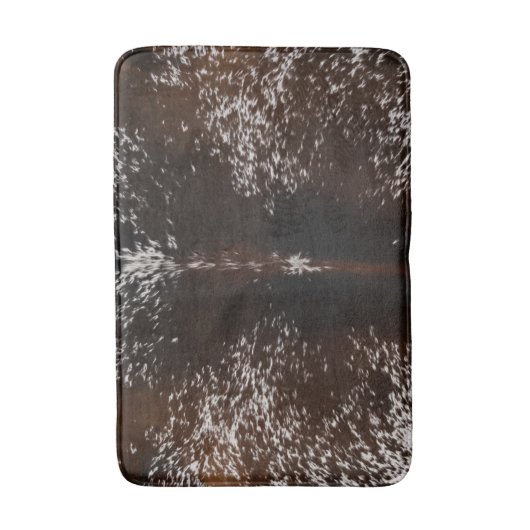 Tapis De Bain Impression Brown de vache agricole (Devant (Vertical))