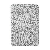 Tapis De Bain Impression d'animaux en N&B (Devant (Vertical))