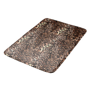 Tapis De Bain Impression de la peau de Lepoard