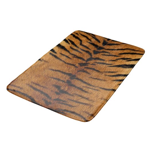 Tapis De Bain Impression de la peau de tigre (Angle)