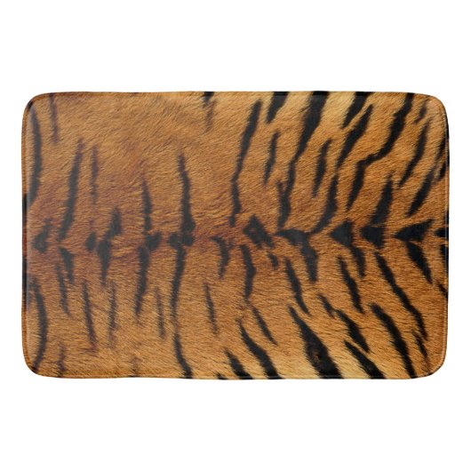 Tapis De Bain Impression de la peau de tigre (Devant)