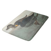 Tapis De Bain Impression de Macreuse noire d'Audubon : Canard cô (Angle)