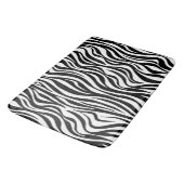 Tapis De Bain Impression de peau de zèbre (Angle)