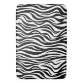 Tapis De Bain Impression de peau de zèbre (devant Vertical)