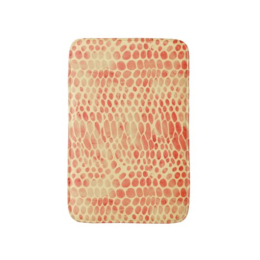 Tapis De Bain Impression de serpent aquarelle (Devant (Vertical))