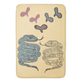 Tapis De Bain Impression de serpent Bath Mat (devant Vertical)