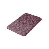 Tapis De Bain Impression de serpent rose (Angle)