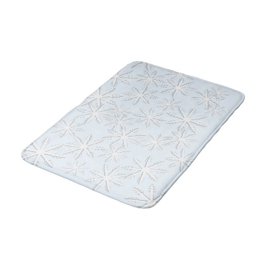Tapis De Bain Impression de snowflacon (Angle)