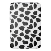 Tapis De Bain Impression de vache noire et blanche (devant Vertical)