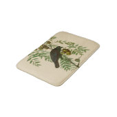 Tapis De Bain Impression d'oiseau Grackle violet d'Audubon Botan (Angle)