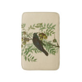 Tapis De Bain Impression d'oiseau Grackle violet d'Audubon Botan (Devant (Vertical))