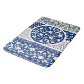 Tapis De Bain Impression d'ornement floral classique (Angle)