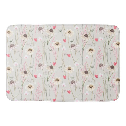 Tapis De Bain Impression du pays du chalet de prairie (Devant)