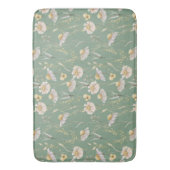 Tapis De Bain Impression du pays du chalet de prairie sur vert (devant Vertical)