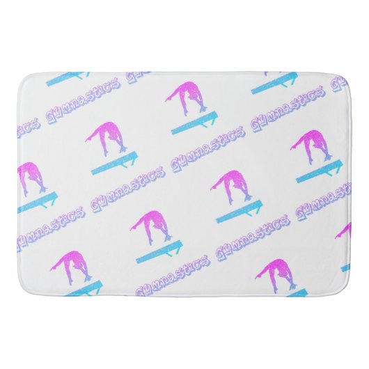 Tapis De Bain Impression du solde de la gymnastique (Devant)