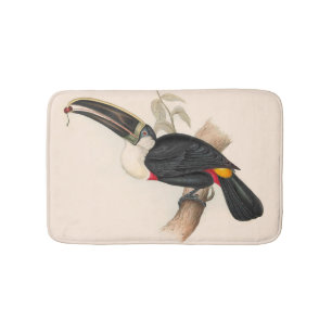 Tapis De Bain Impression du Toucan de Cuvier : Oiseau Tropical V