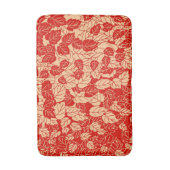 Tapis De Bain Impression feuille japonaise, Mandarin orange (Devant (Vertical))