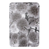 Tapis De Bain Impression florale blanche (devant Vertical)